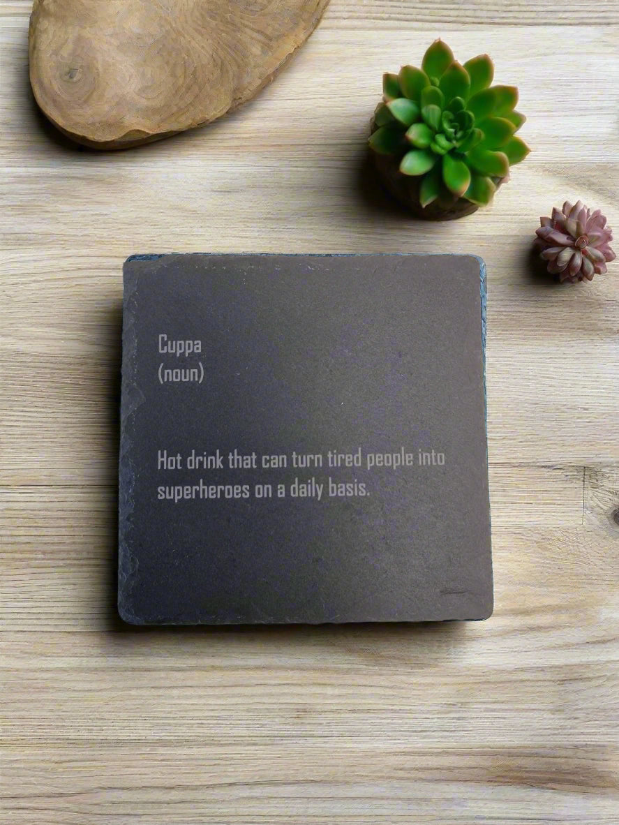 Personalised Engraved Slate Coasters