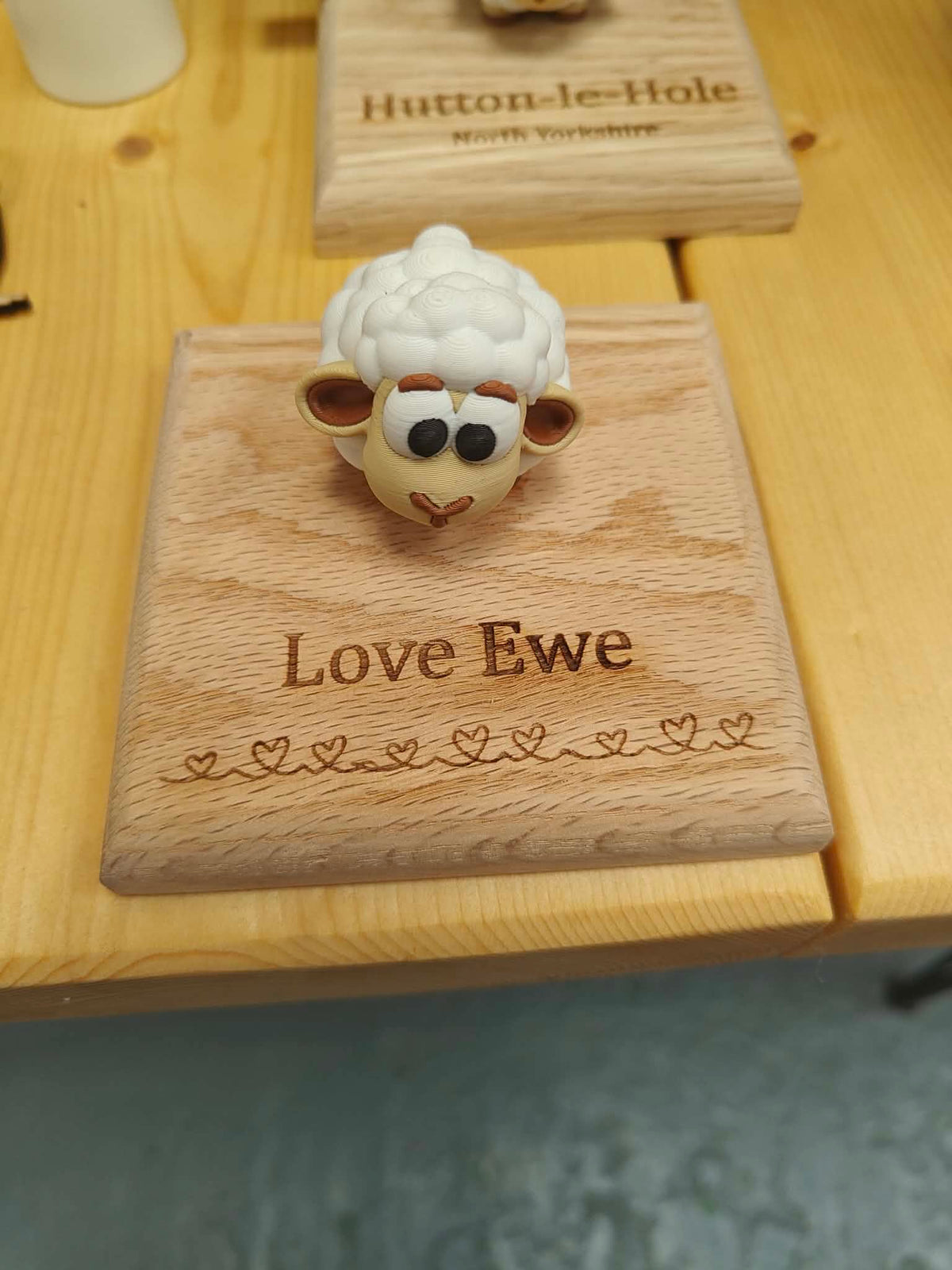 Love Ewe Wooden Plaque