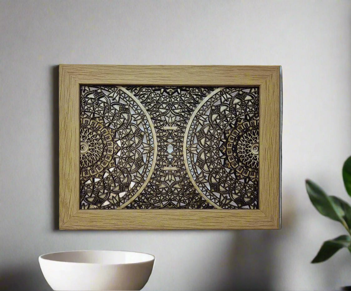 Multi Layered Mandala Wall Art
