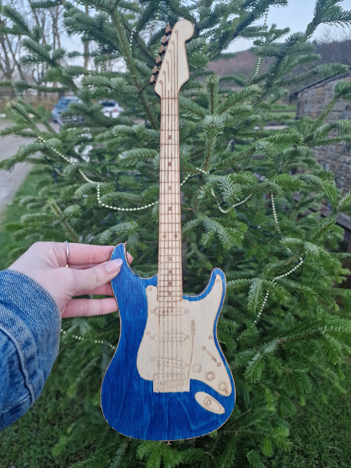 Laser Cut Guitar and Stand