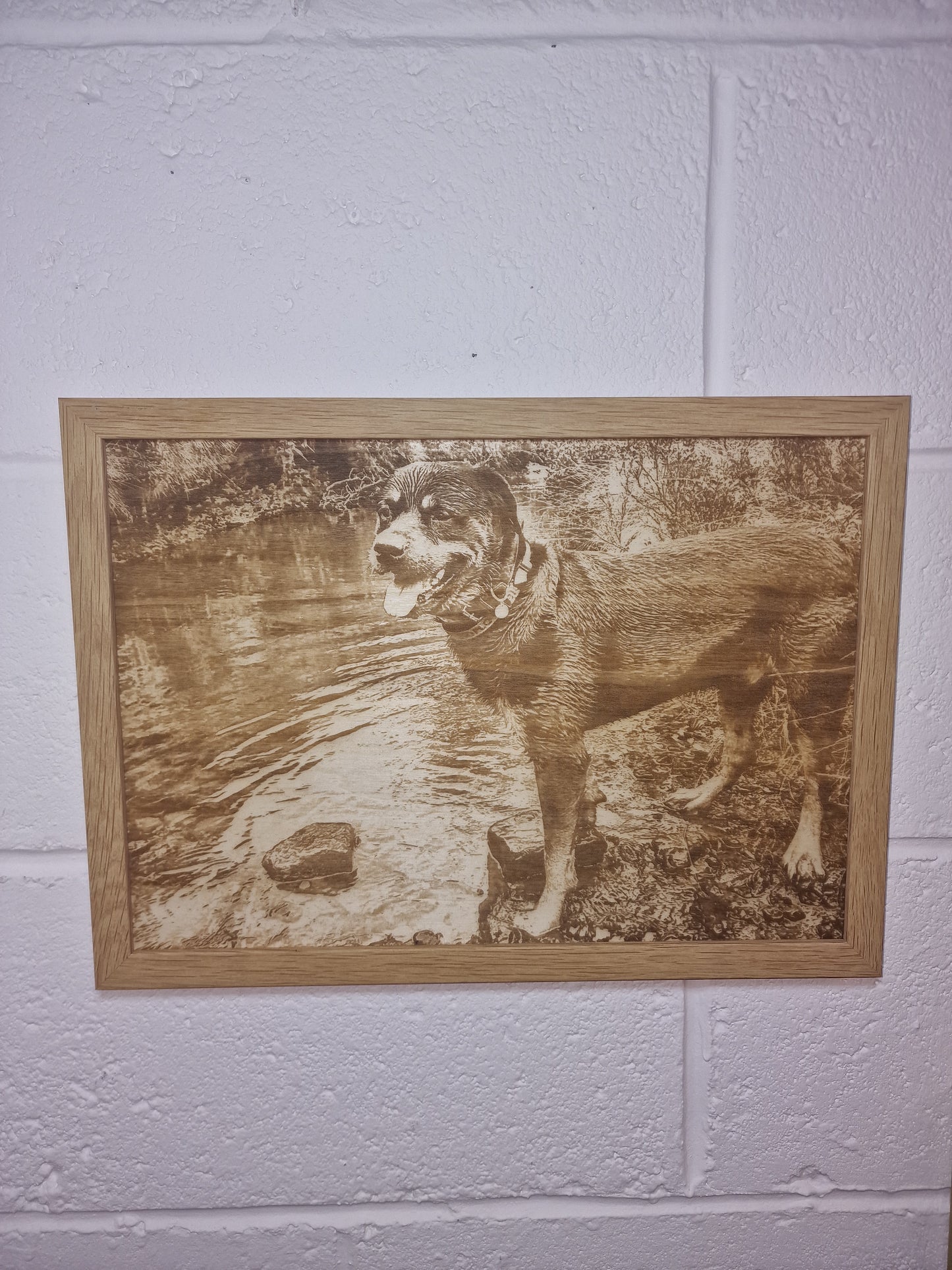 Personalised Picture Wood Engraving