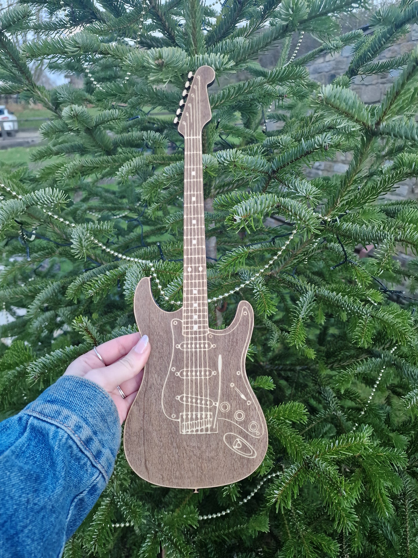 Laser Cut Guitar and Stand