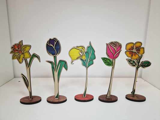 Free-Standing Flower Multi-Layered