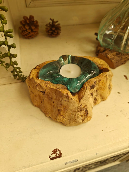 Molten Glass Tealight Single