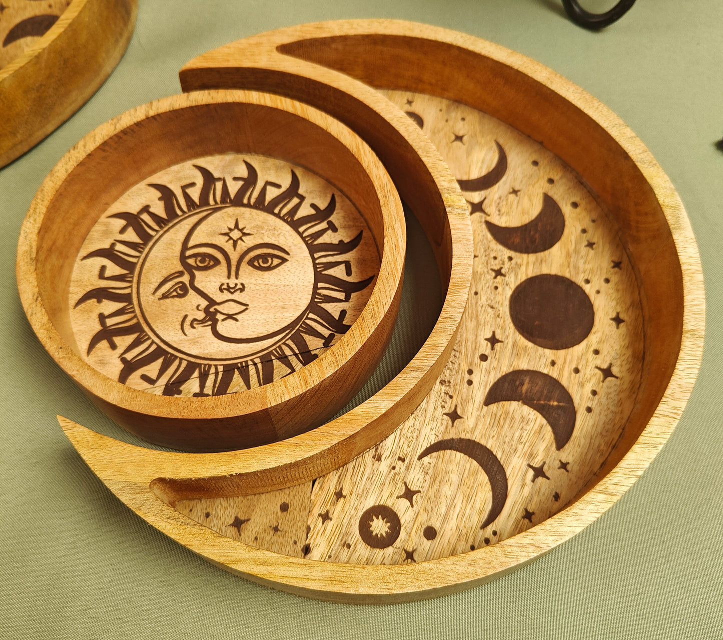 Sun & Moon Shaped Tray / Bowl