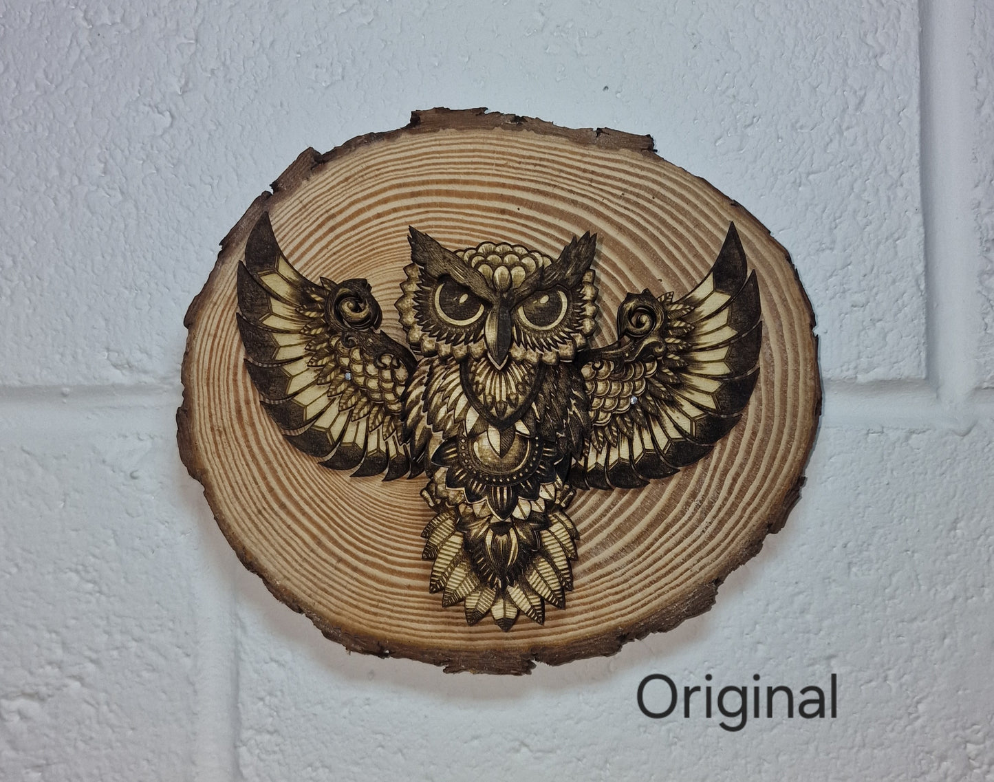 Multi Layered Owl Wall Art