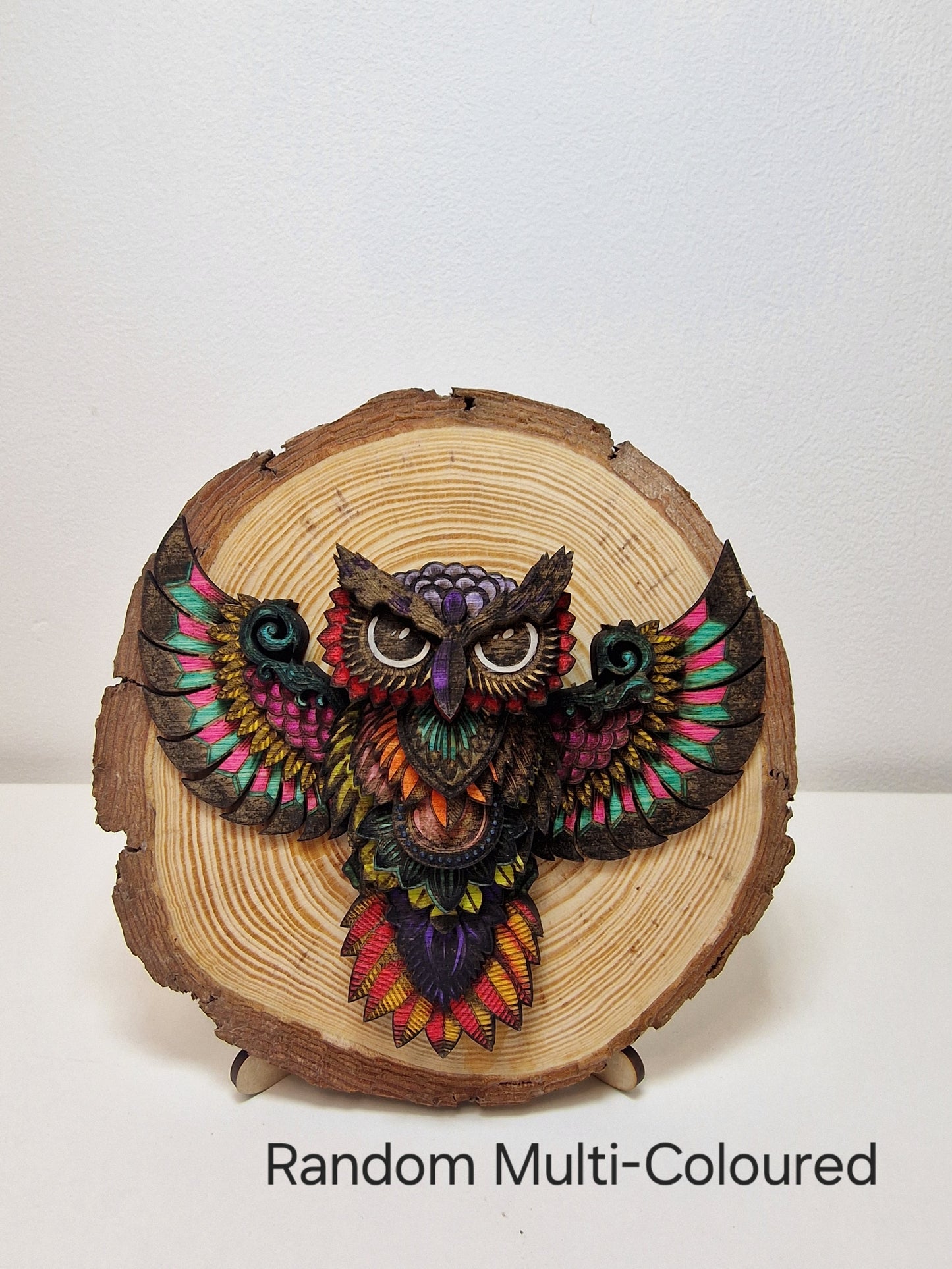 Multi Layered Owl Wall Art