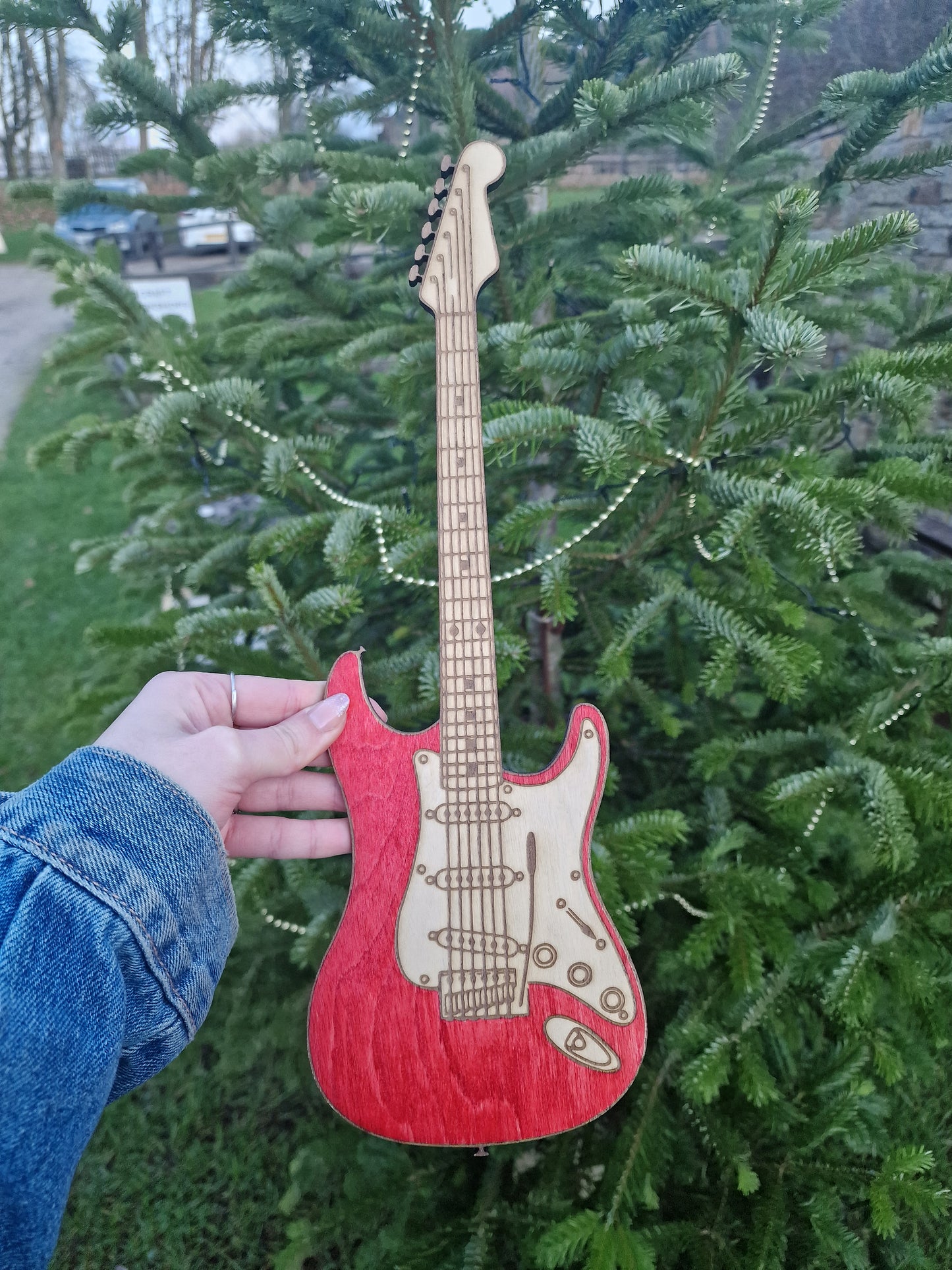 Laser Cut Guitar and Stand