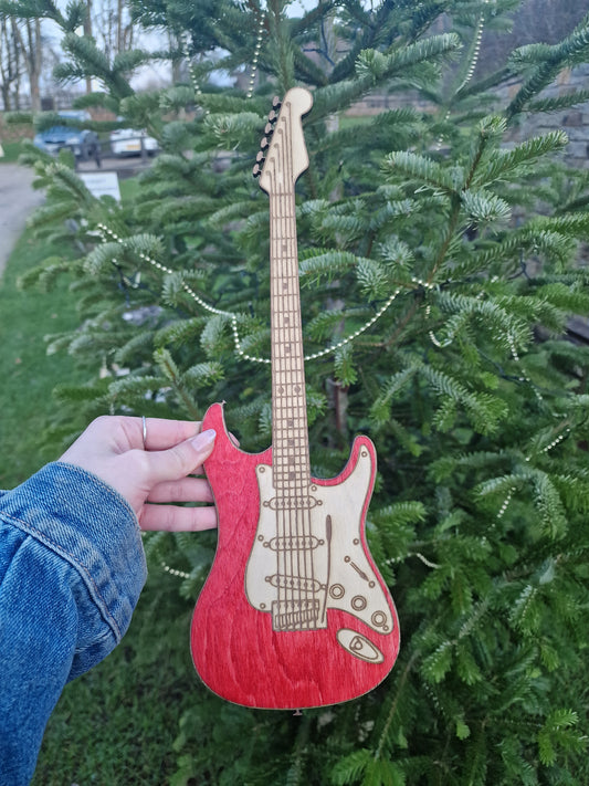 Laser Cut Guitar and Stand