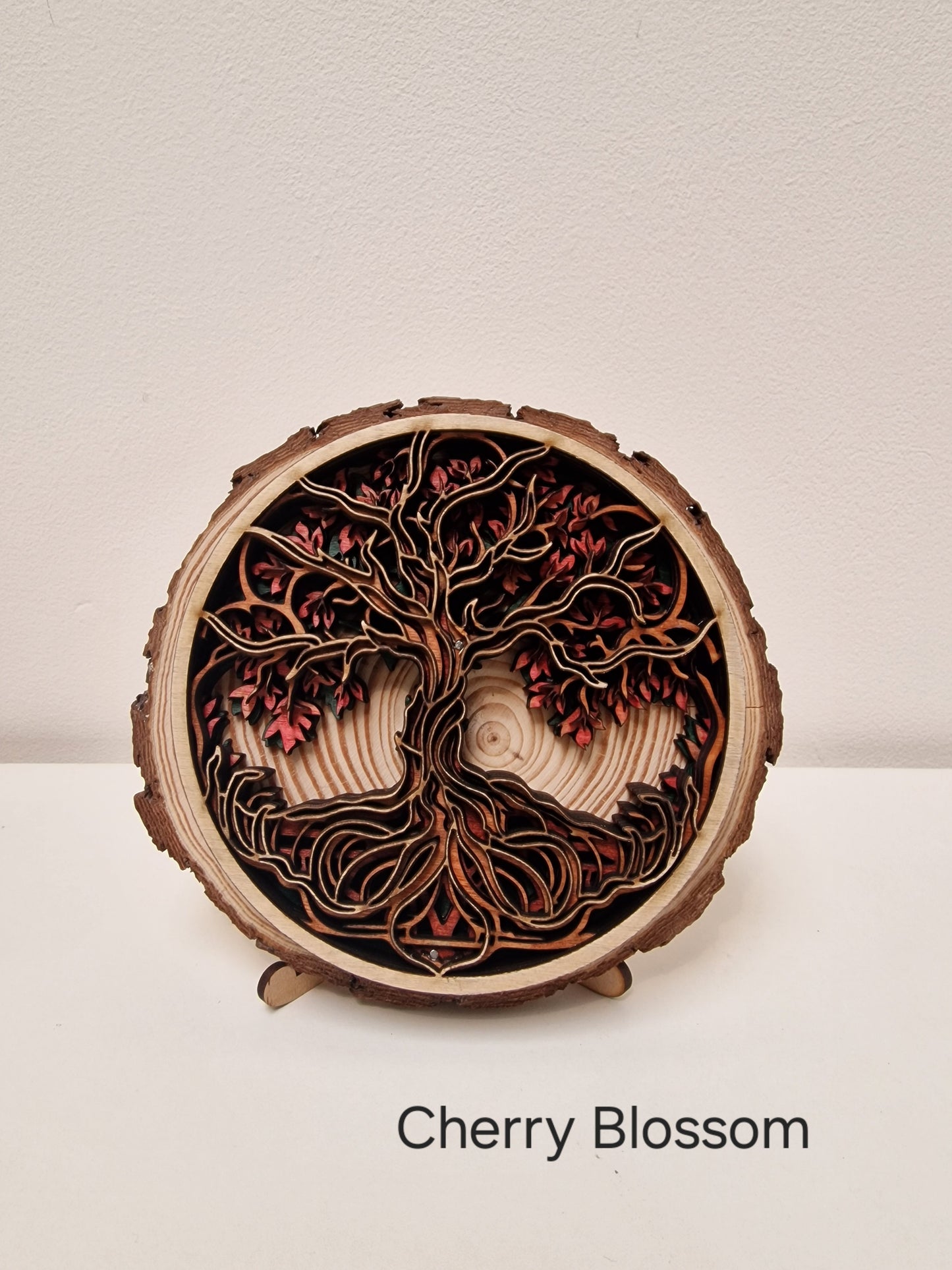 Multilayered Tree of Life on Natural Log Slice